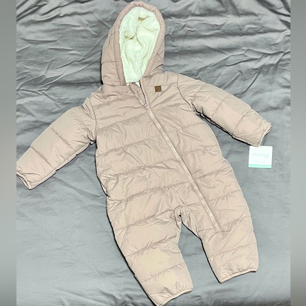 Carter's Little Planet Hooded Sherpa-Lined Snowsuit